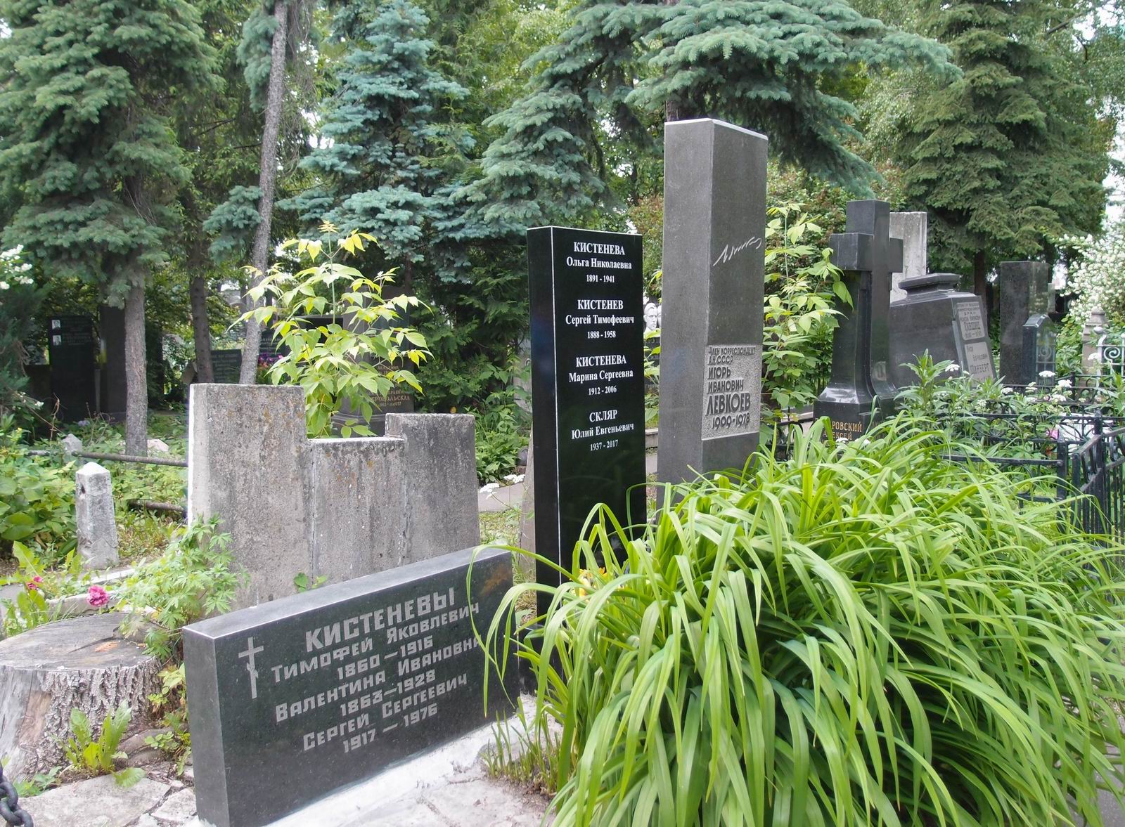 Памятник на могиле Левкоева И.И. (1909-1978), на Новодевичьем кладбище (1-10-1).