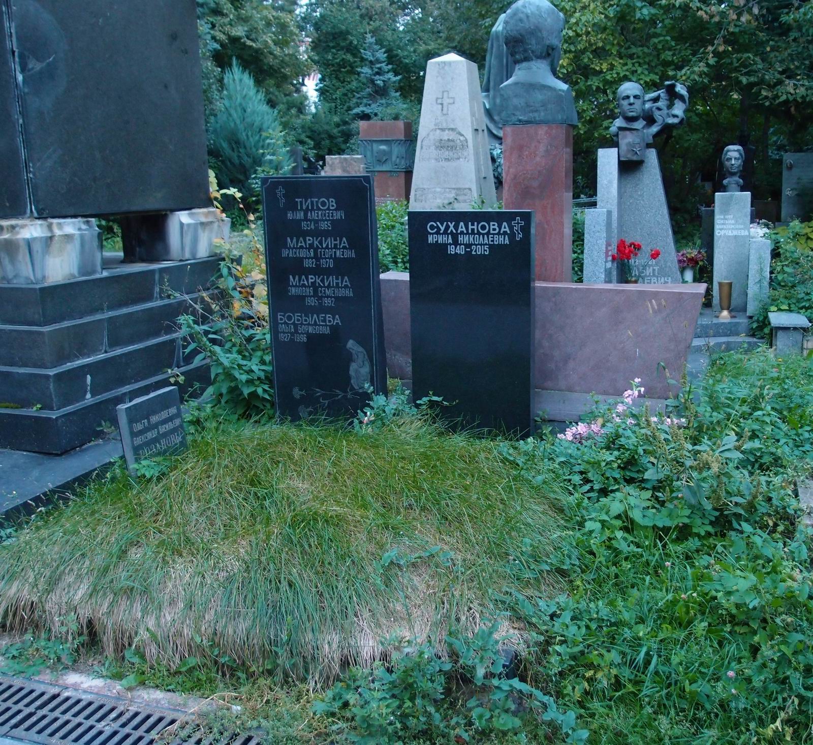 Памятник на могиле Розанова А.В. (?-1904), на Новодевичьем кладбище (2-1-3).