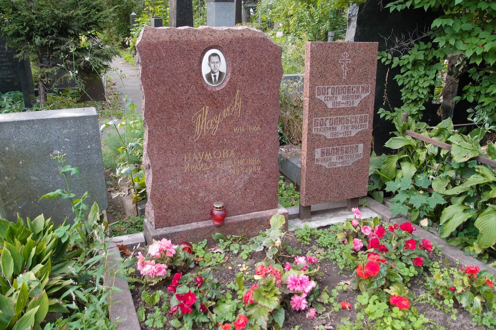 Памятник на могиле Боголюбского С.П. (1886–1934), на Новодевичьем кладбище (3–5–17).
